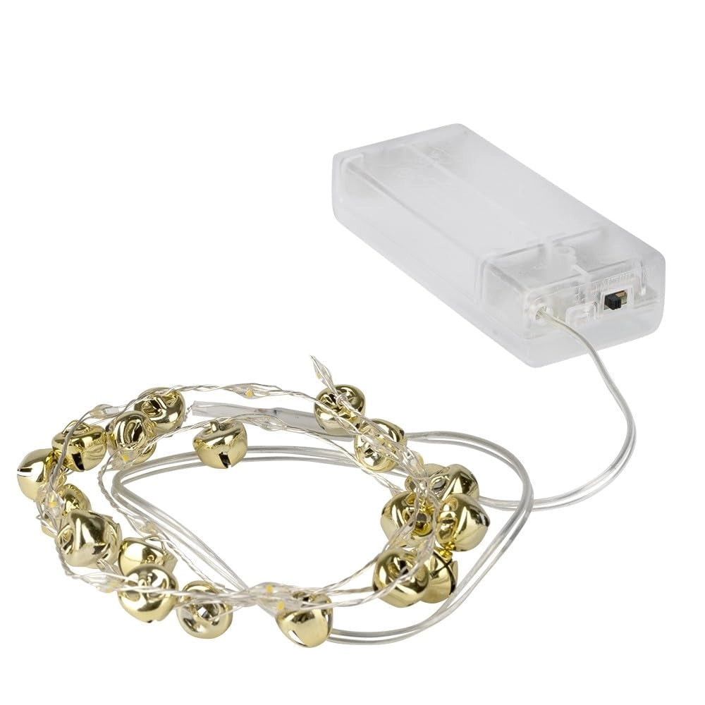 Catena luminosa a LED, 20 LED bianco caldo, lunghezza 0,9 metri, con timer