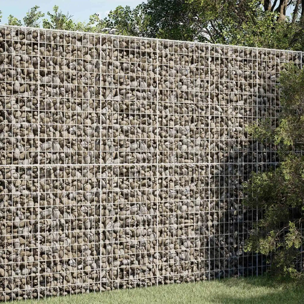 Gabione con Filo da 5 mm e Rete da 5x10 cm 100x50x200 cm 3464780