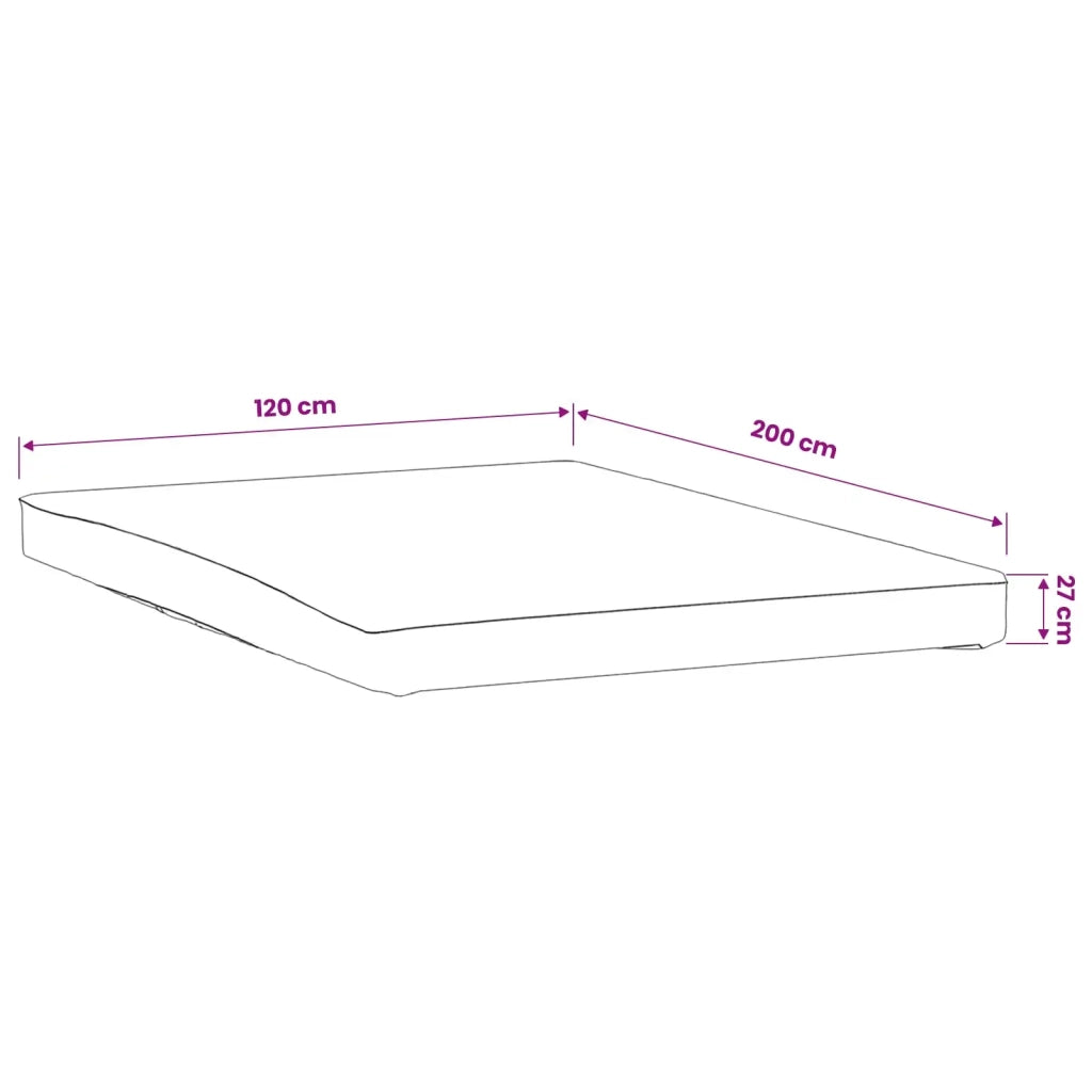 Protector per materassi 2 pz 120 x 200 cm Impermeabile Bianco 42056727