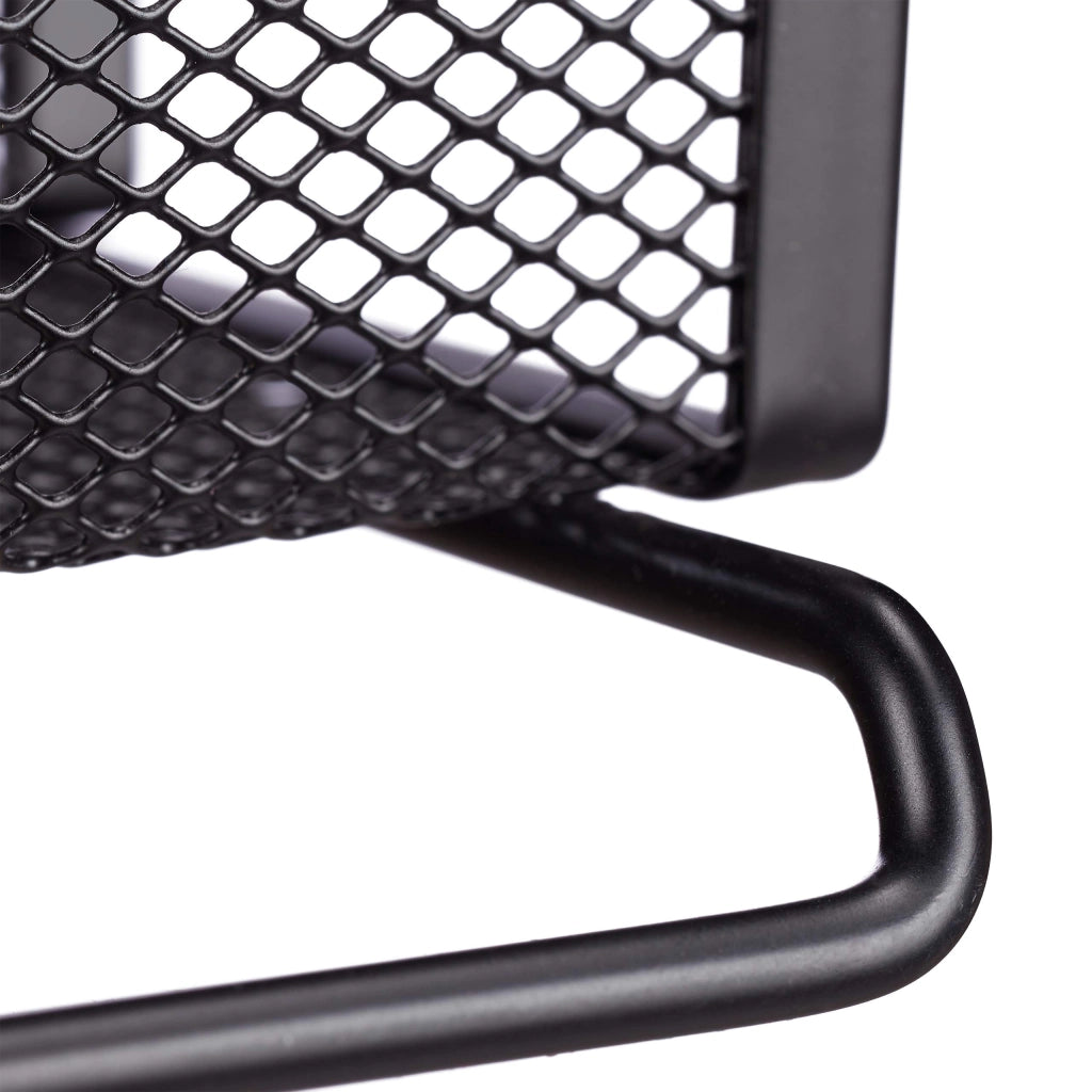 Portadocumenti in metallo, 5 scomparti, 18,5x20,5x37,5 cm, colore nero