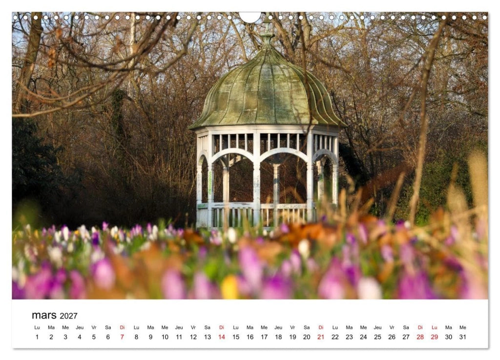 Calendario da parete Leipzig 2027, formato DIN A3 verticale – 12 immagini della città