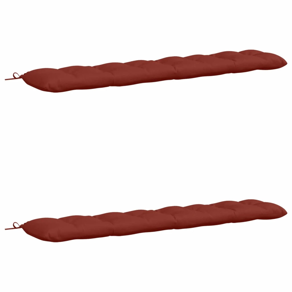 Cuscini per Panchina VIANEN 2 pz 100% Poliestere Rosso 953055