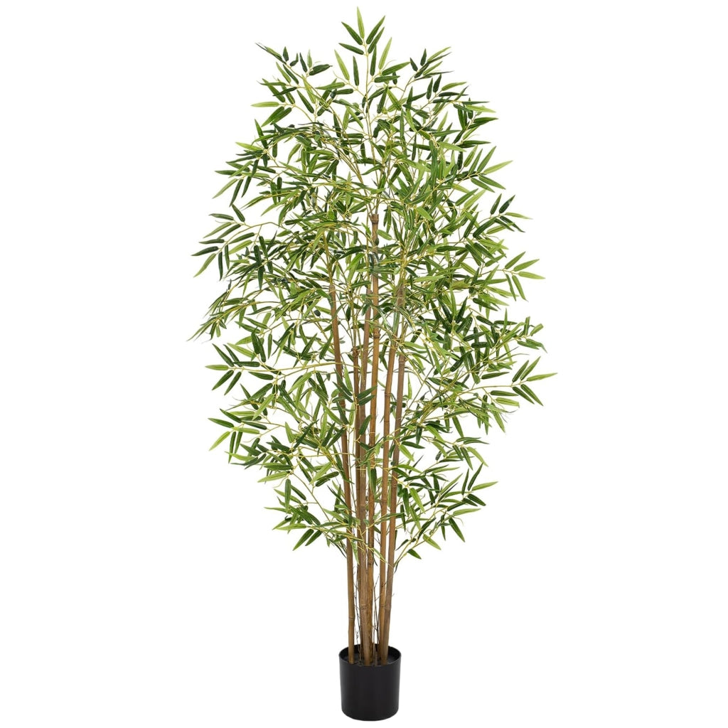 Pianta artificiale di bambù in vaso, altezza 120 cm