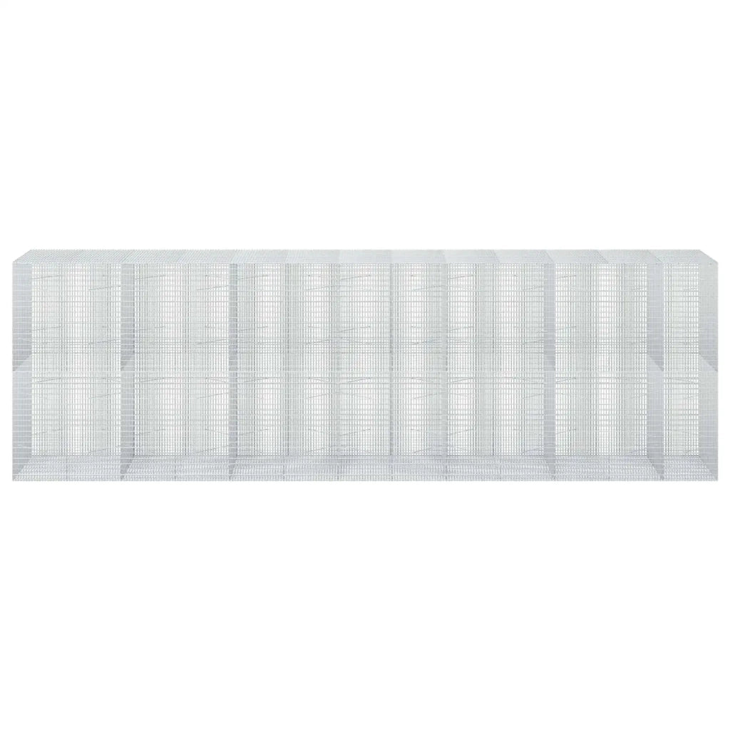 Gabione con Filo da 5 mm e Rete da 5x2,5 cm 650x100x200 cm 3463927