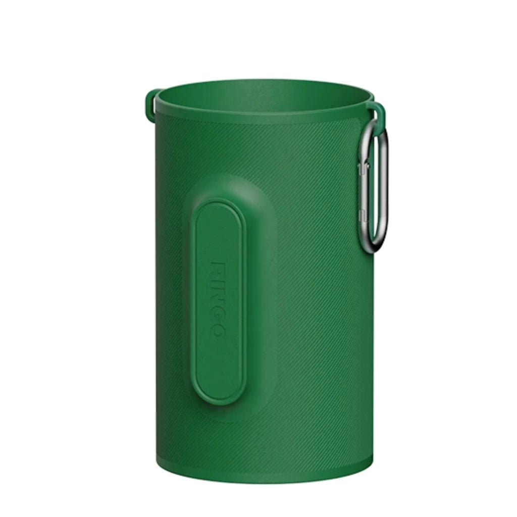 Portaborraccia 710ml con Supporto Magnetico e Moschettone Verde Ringo