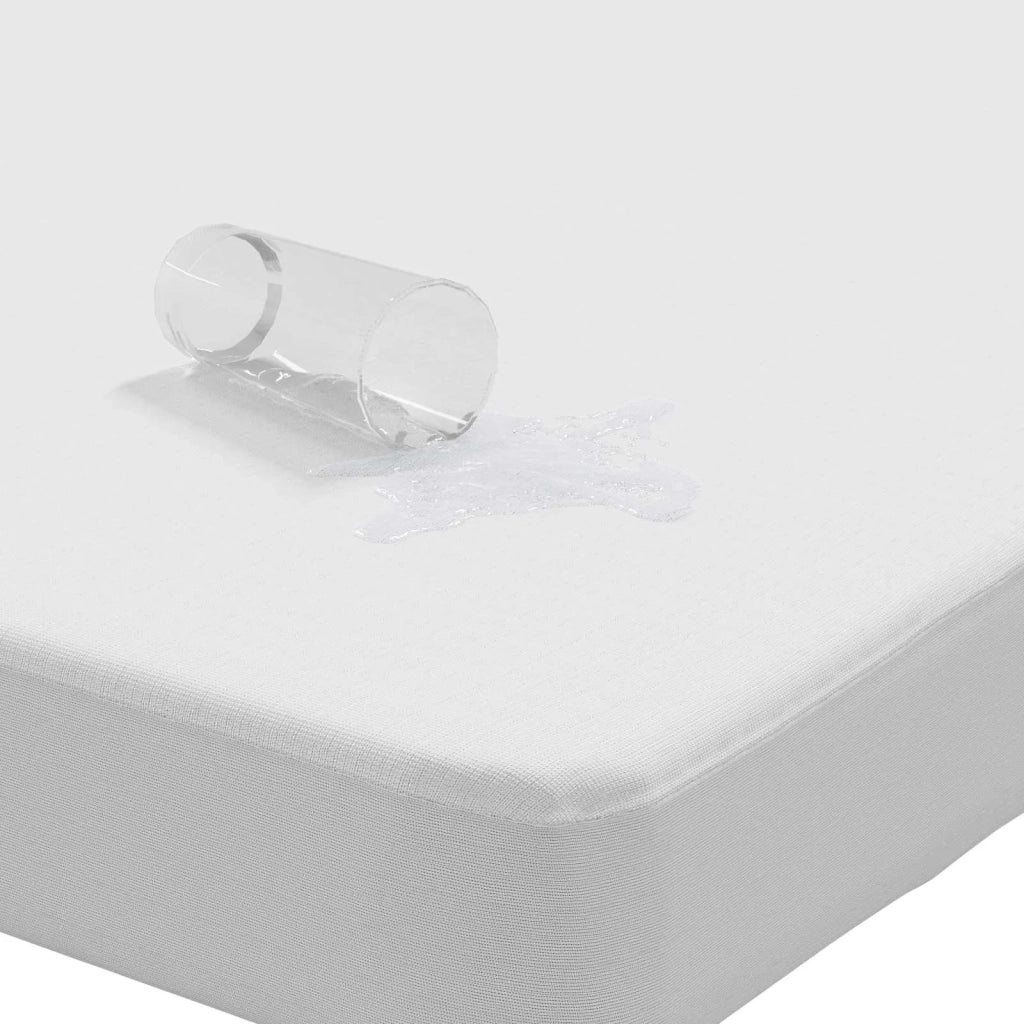 Protector per materassi 2 pz 120 x 200 cm Impermeabile Bianco 42056727