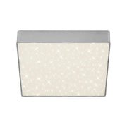 Plafoniera Flame Star led 21,2 cm 1600lm argento