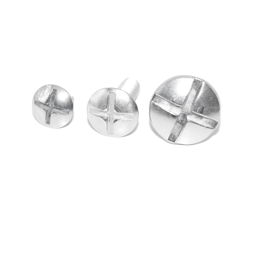 Viti a testa tonda e bassa M4x35, 100 pezzi, NF E 25-129, A2 acciaio inossidabile, testa bassa, intaglio doppio