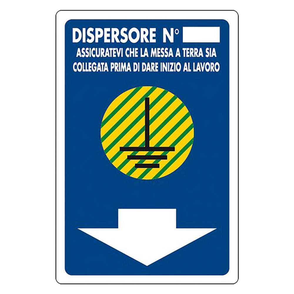 CARTELLO SEGNALETICA DISPERSORE N.