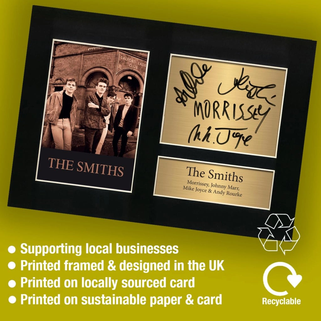 Stampa artistica A4. I Smiths, Morrissey, Johnny Marr, numero 61