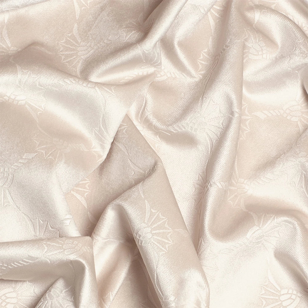 Tende con passanti, in microvelluto, color beige, 140x250 cm, oscuranti