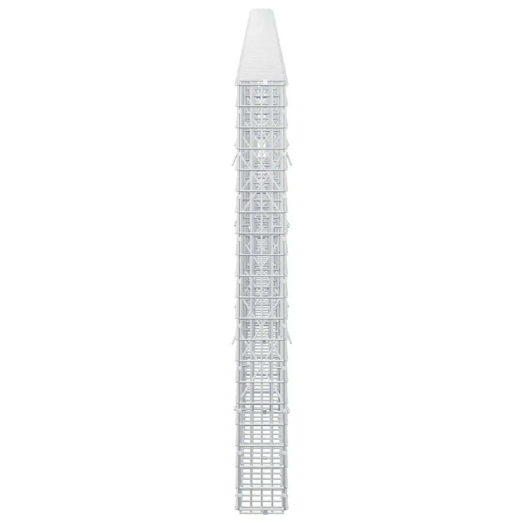 Gabione con Filo da 5 mm e Rete da 5x2,5 cm 600x10x100 cm 3463494