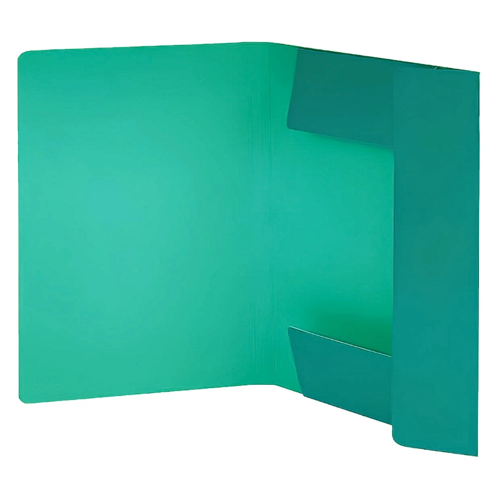 CARTELLINA CON ELASTICO verde