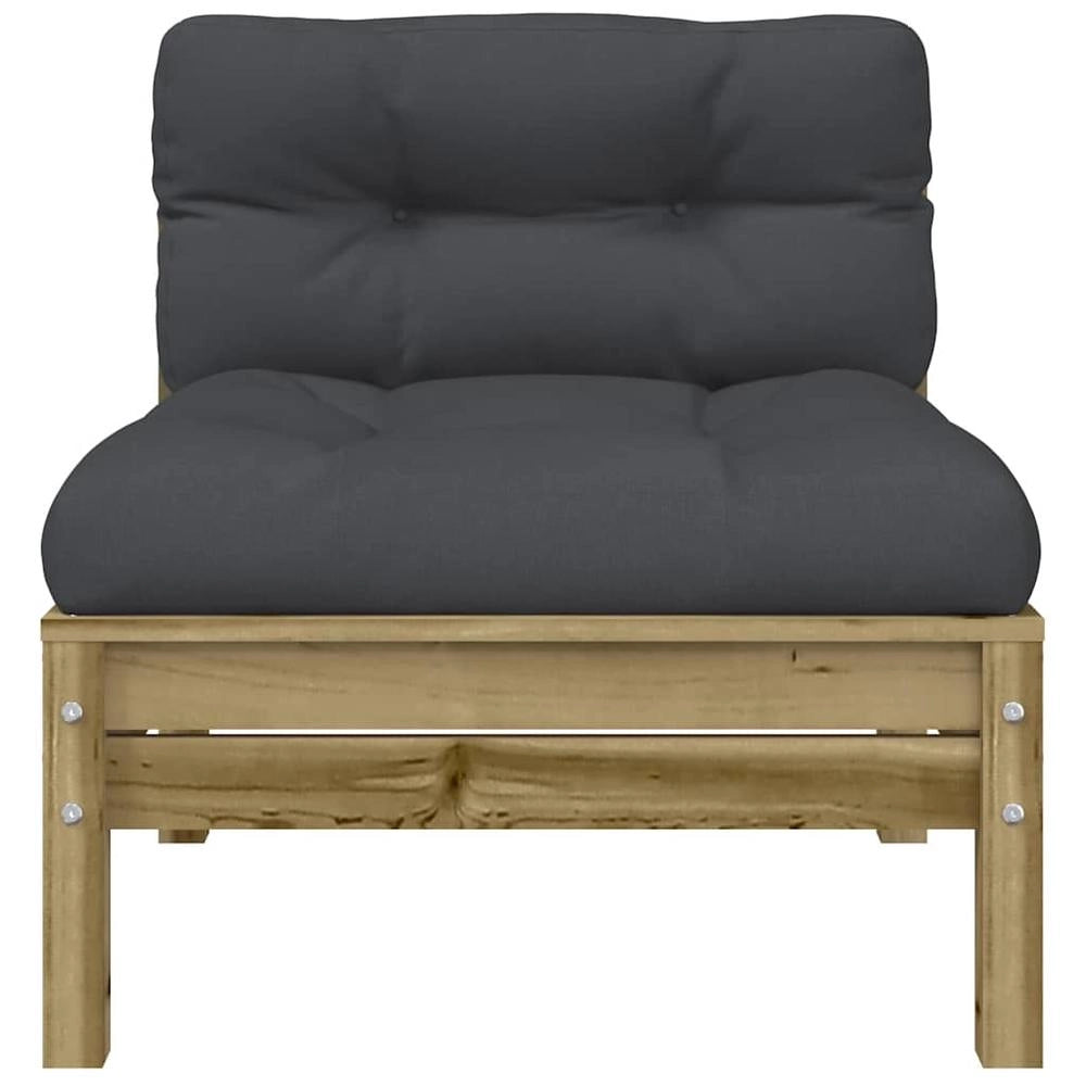 Patio Sofa Vacuum pressure treated pinewood Natural Impregnated