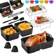 Accessori per friggitrice ad aria compatibili con Foodi Flexlade da 10,4 litri, set da 6 pezzi