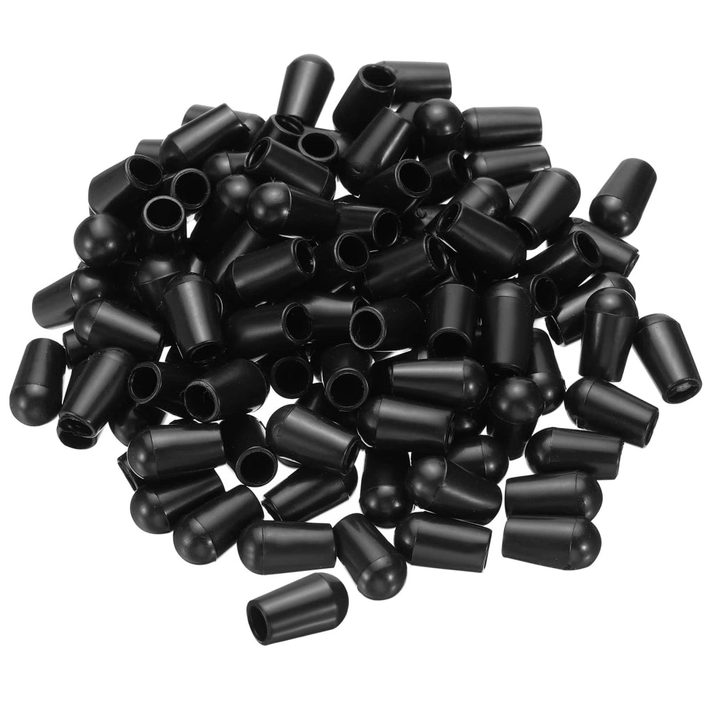 Supporti per lavelli, 100 pezzi, 5x8 mm, plastica nera