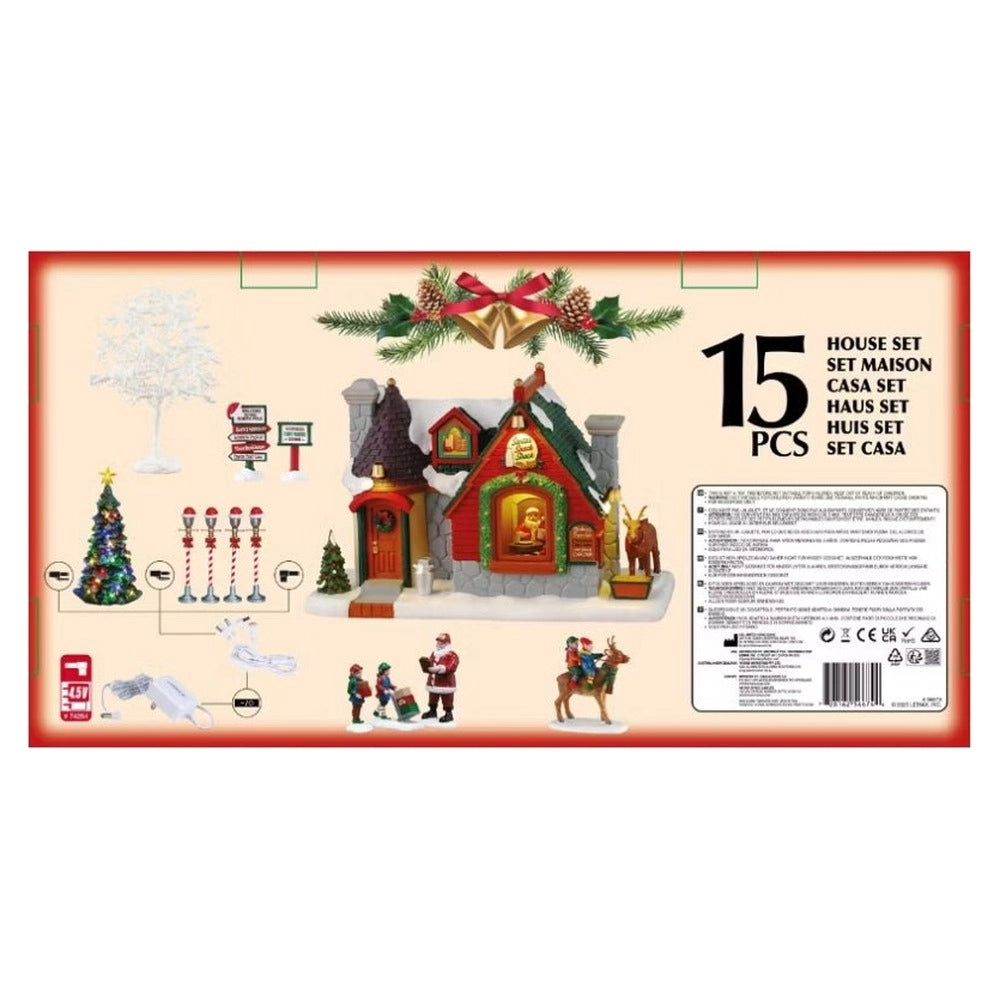 Chiosco delle merende di babbo natale set per villaggio lemax