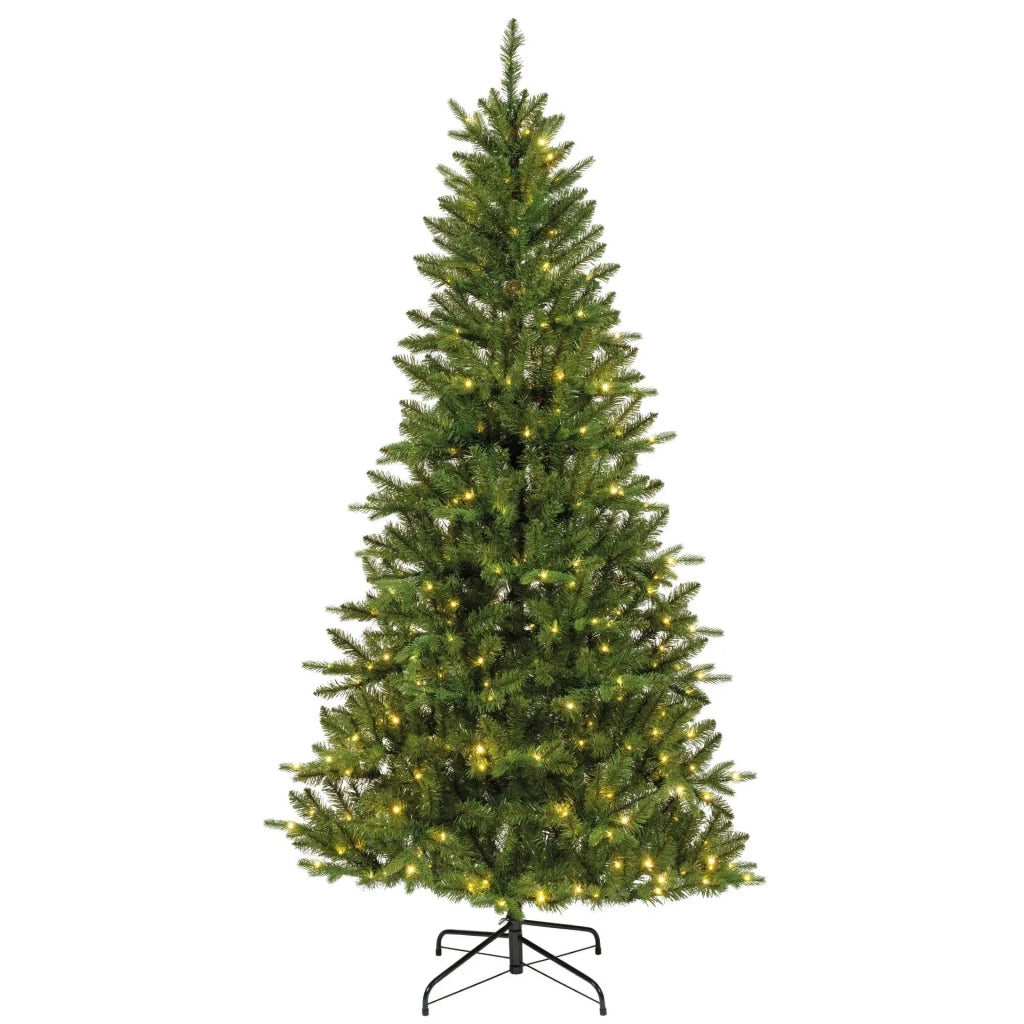 Albero di Natale Bretton Fir verde con 400 LED Ø110 × H210 cm