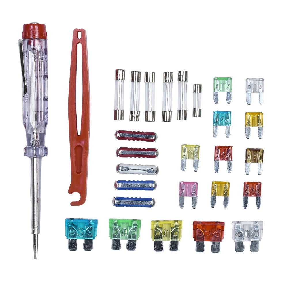 Kit di sicurezza, 28 pezzi, 0,05 kg, dimensioni 3x12x19,3 cm