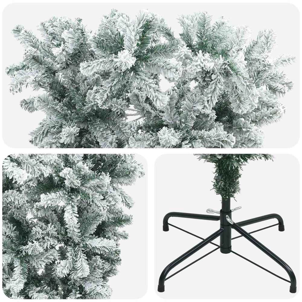 Albero di Natale artificiale capovolto 240 cm PVC e Acciaio