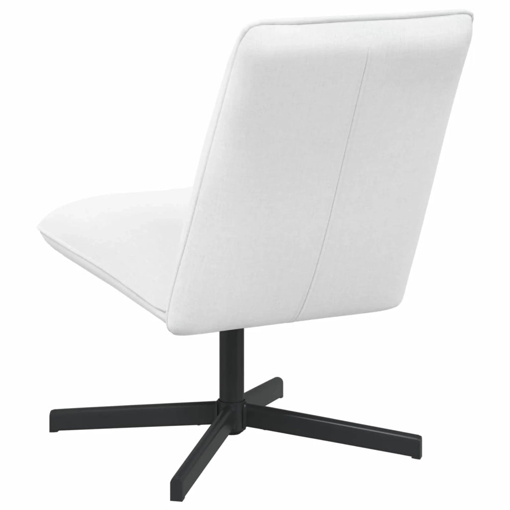 Sedia girevole Bianco Tessuto 42045545