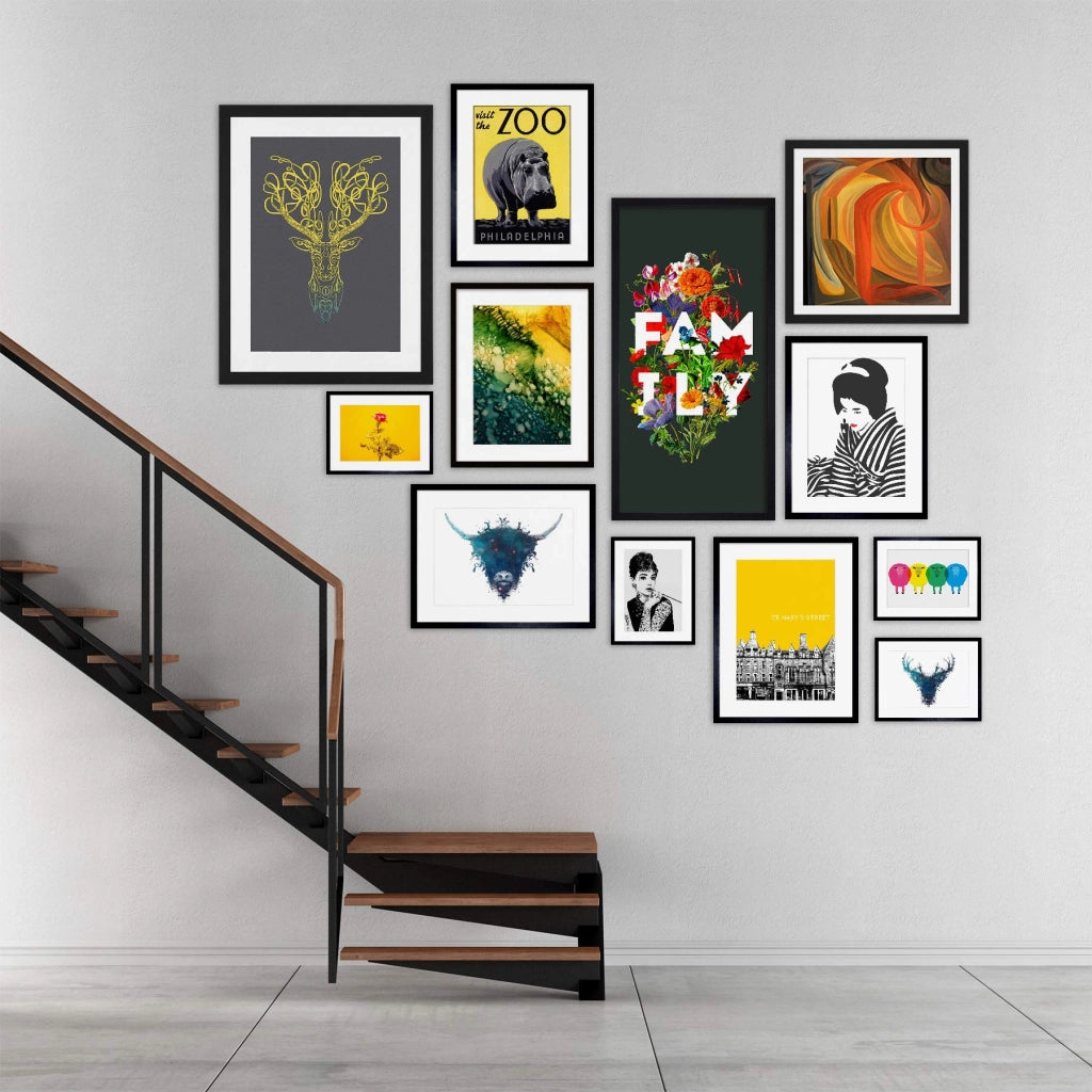 Poster artistici, stile romantico, 46 x 61 cm, con una poesia d'amore
