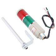 Segnalatore luminoso rosso/verde a 220V per macchinari e officine