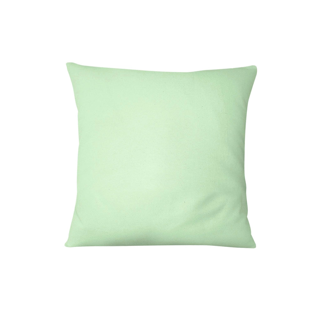 Custodia per cuscino, 60x60 cm, verde chiaro, in poliestere, con cerniera
