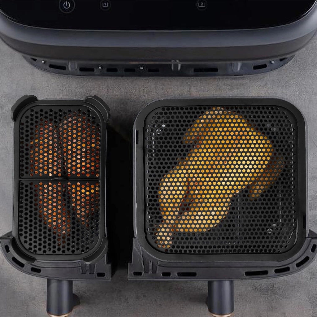 Copertura in silicone per friggitrice ad aria Philips, set da 2, colore nero