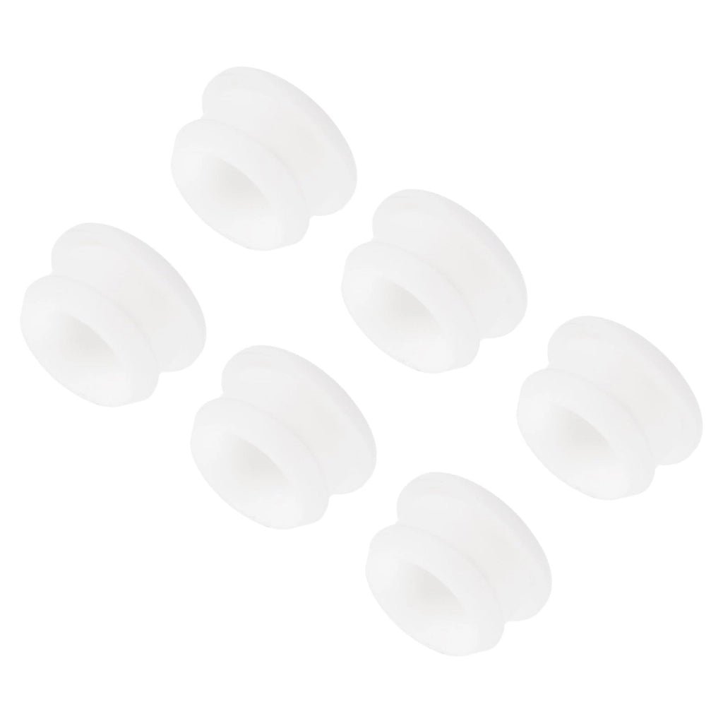 Chiusure a scatto in silicone, 6 pezzi, diametro 20 mm, colore bianco, per sigillatura