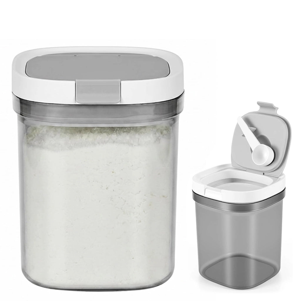 Contenitore ermetico per caffè da 1300 ml, con coperchio e cucchiaino