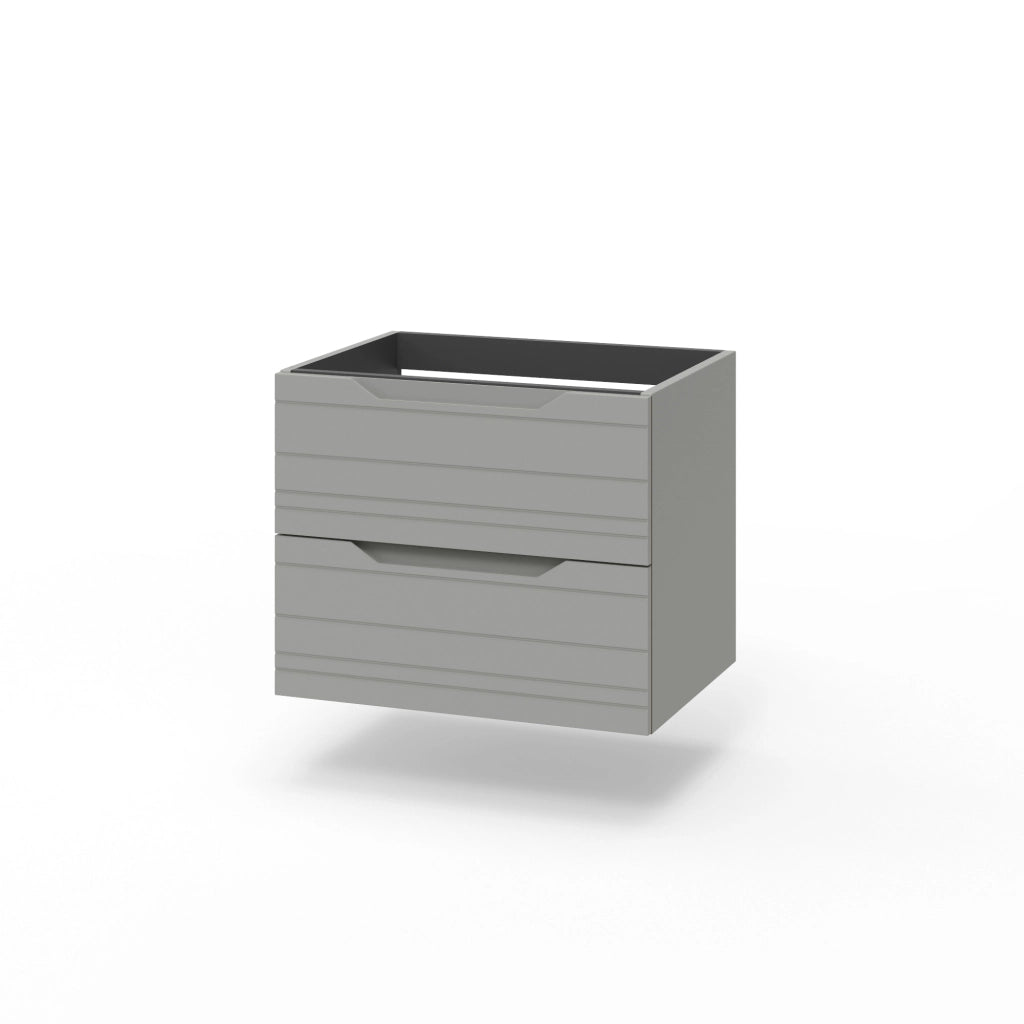 Base portalavabo 2 cassetti SOLMIRA grigio