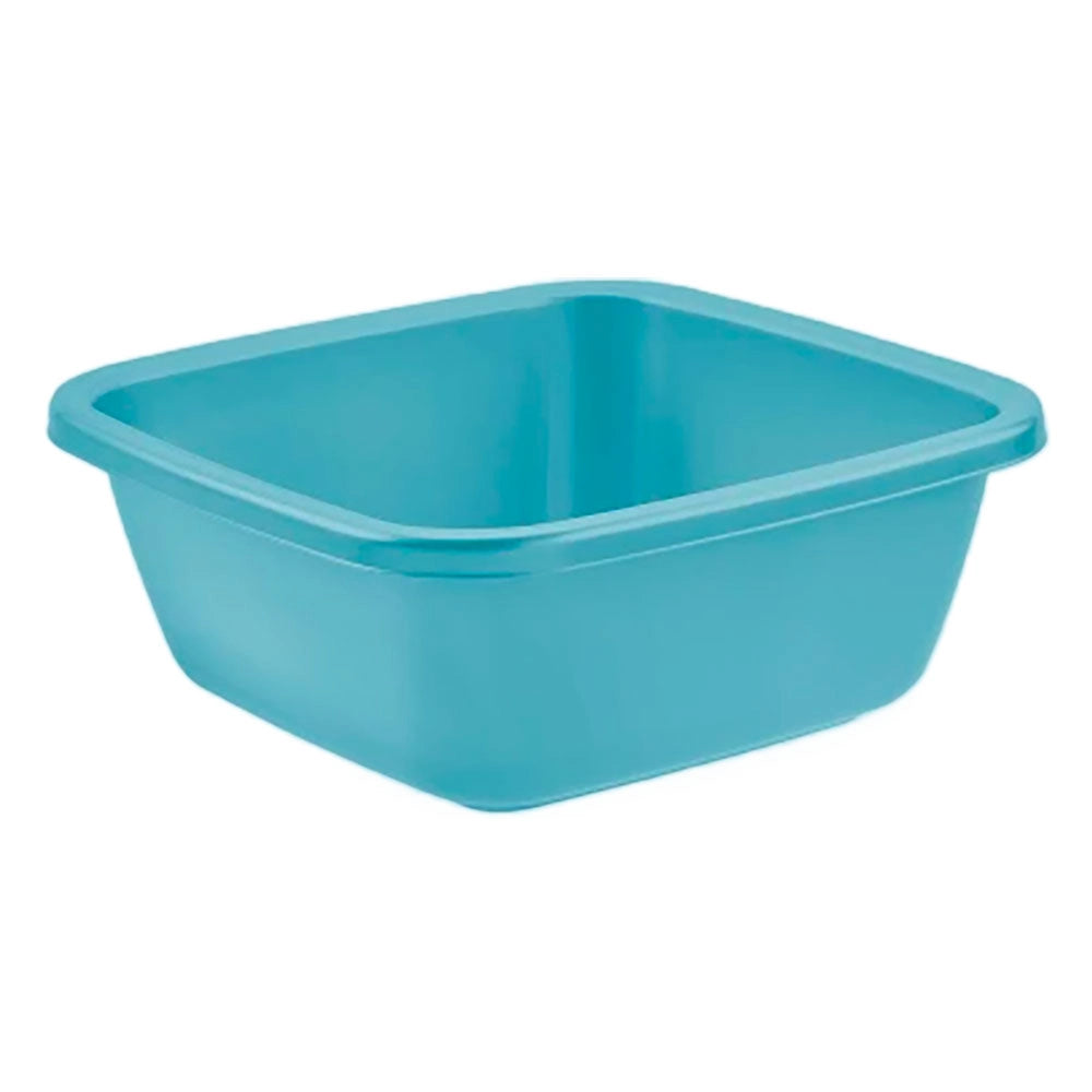 BACINELLA QUADRA 30 x 30 h.12 cm / 6 lt - blu delfino