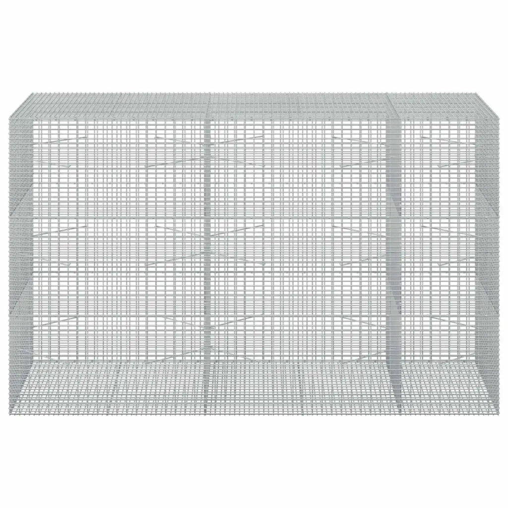 Gabione con Filo da 5 mm e Rete da 5x2,5 cm 250x100x150 cm 3463895