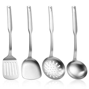 Set di utensili da cucina in acciaio inossidabile, composto da 4 pezzi