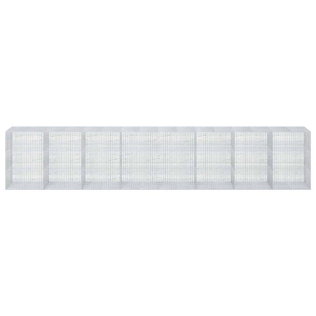 Gabione con Filo da 5 mm e Rete da 5x2,5 cm 800x100x150 cm 3463906