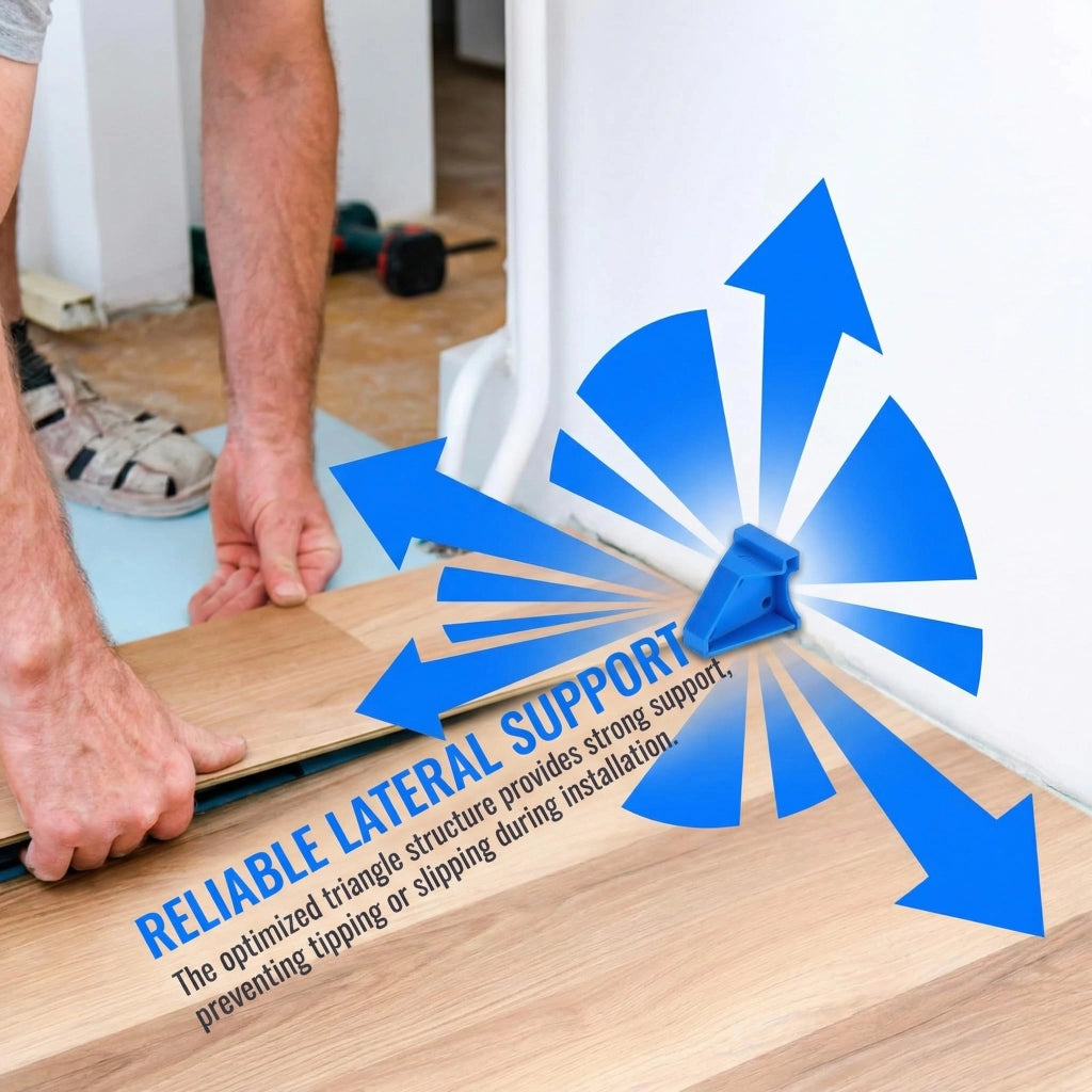 20 distanziatori per laminato, 7 e 13 mm, colore blu