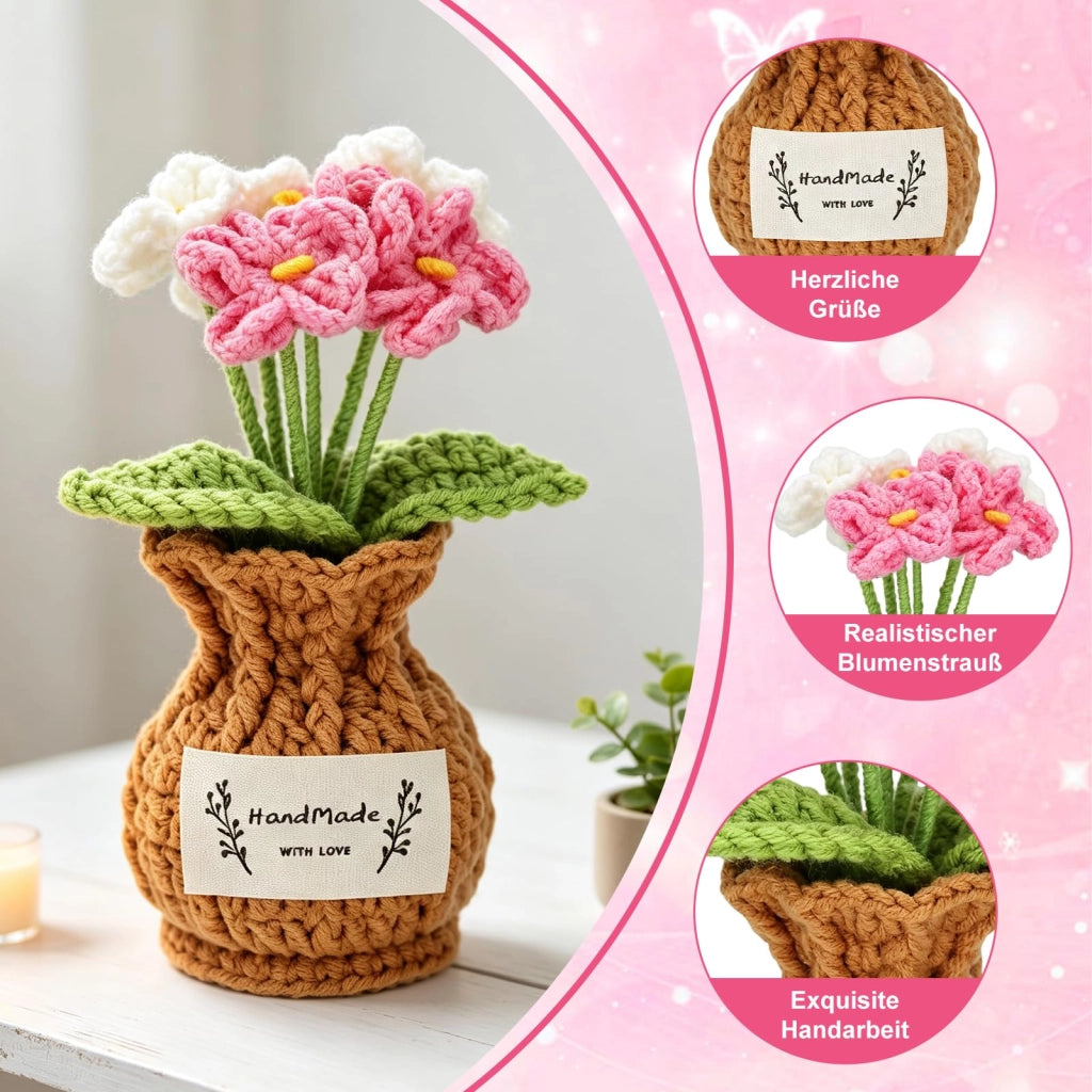 Set regalo per amicizia, con bicchiere da 500 ml, color rosa