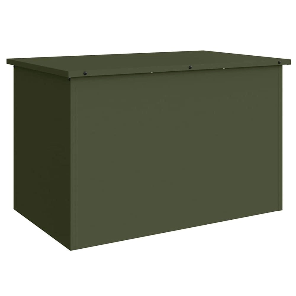 Cassa per cuscini da giardino Acciaio zincato 80 x 50,5 x 50 cm