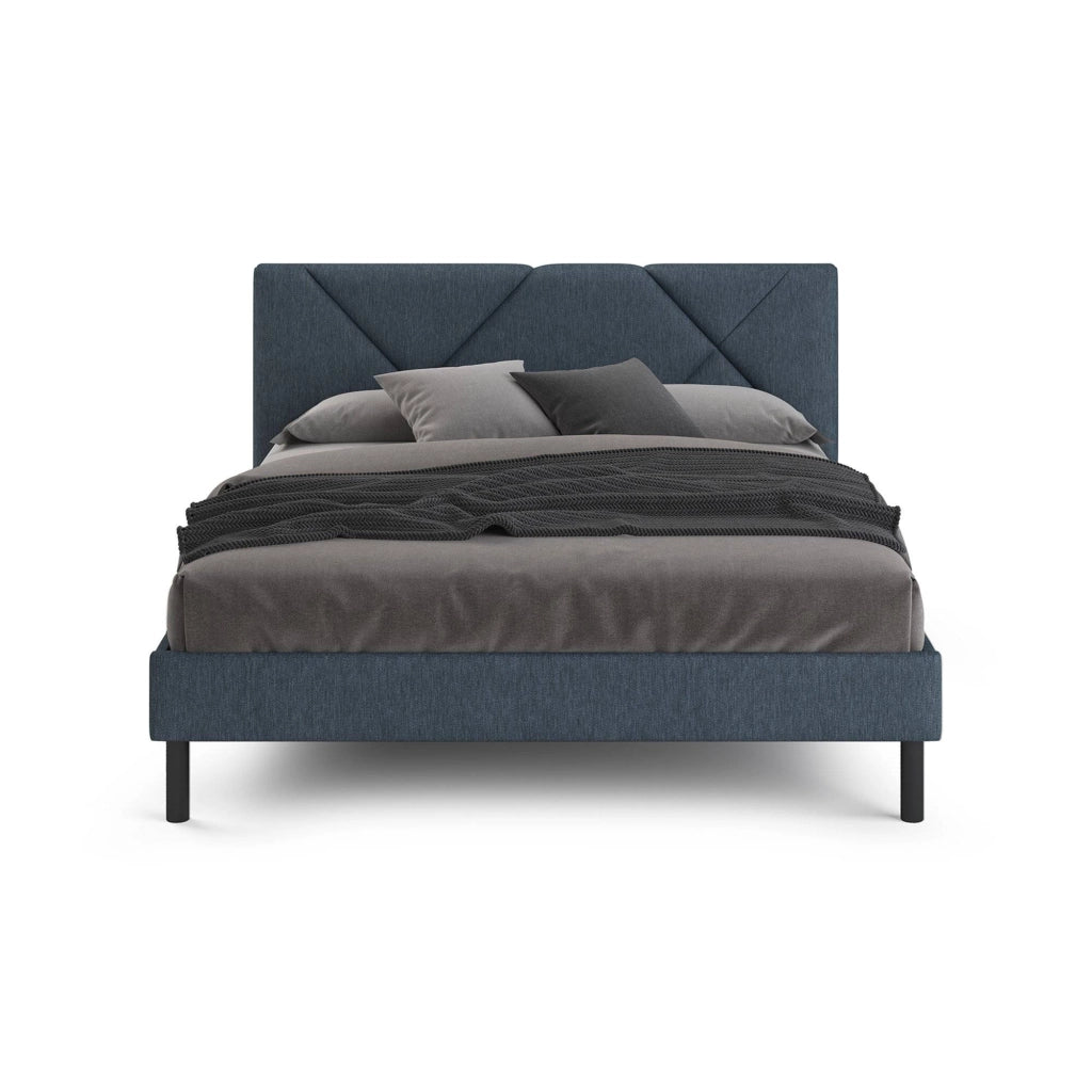 Morpheus, Letto Matrimoniale Dimensione Materasso 160x190 cm, blu