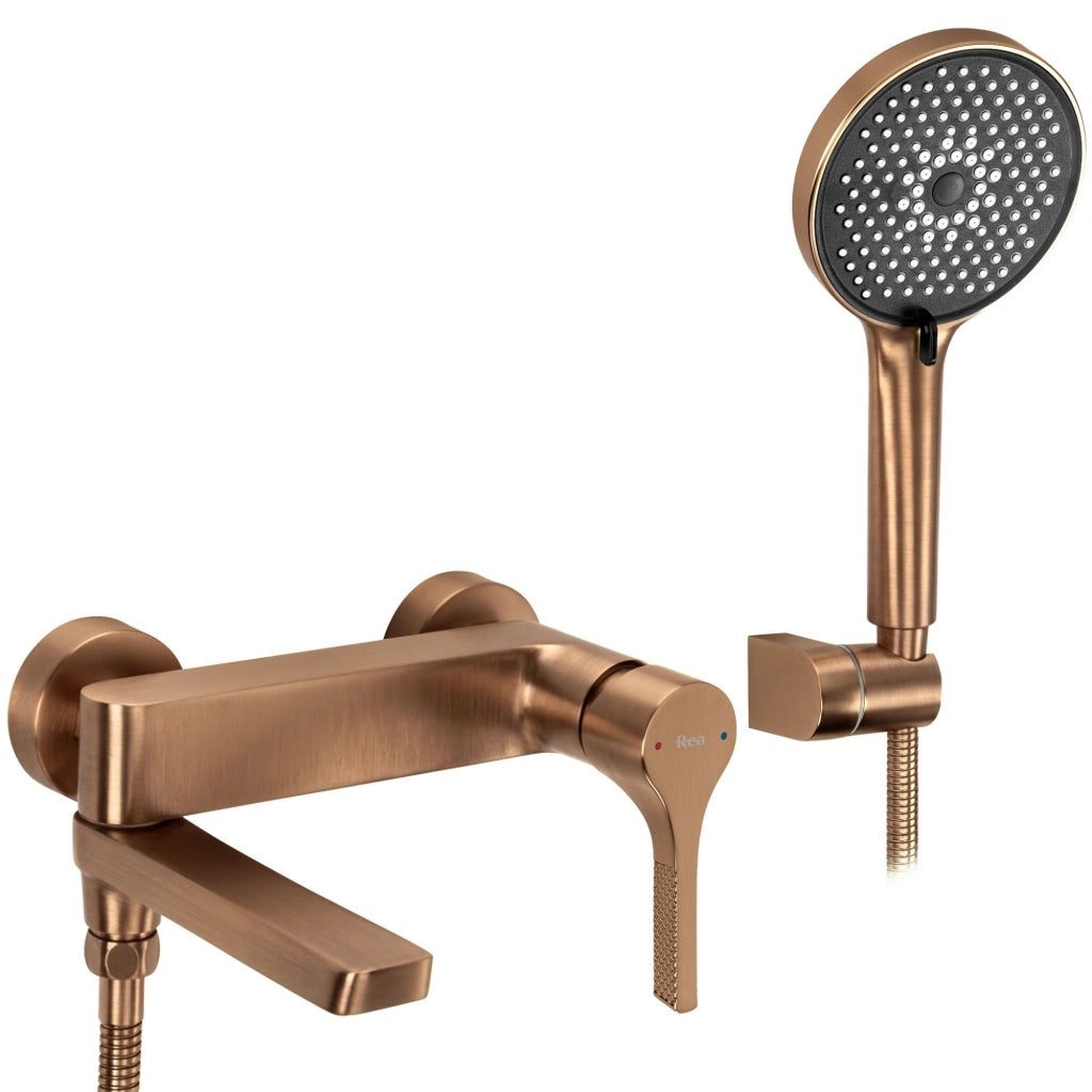 Rubinetto Da Vasca Premium Rea Maxim Brush Copper