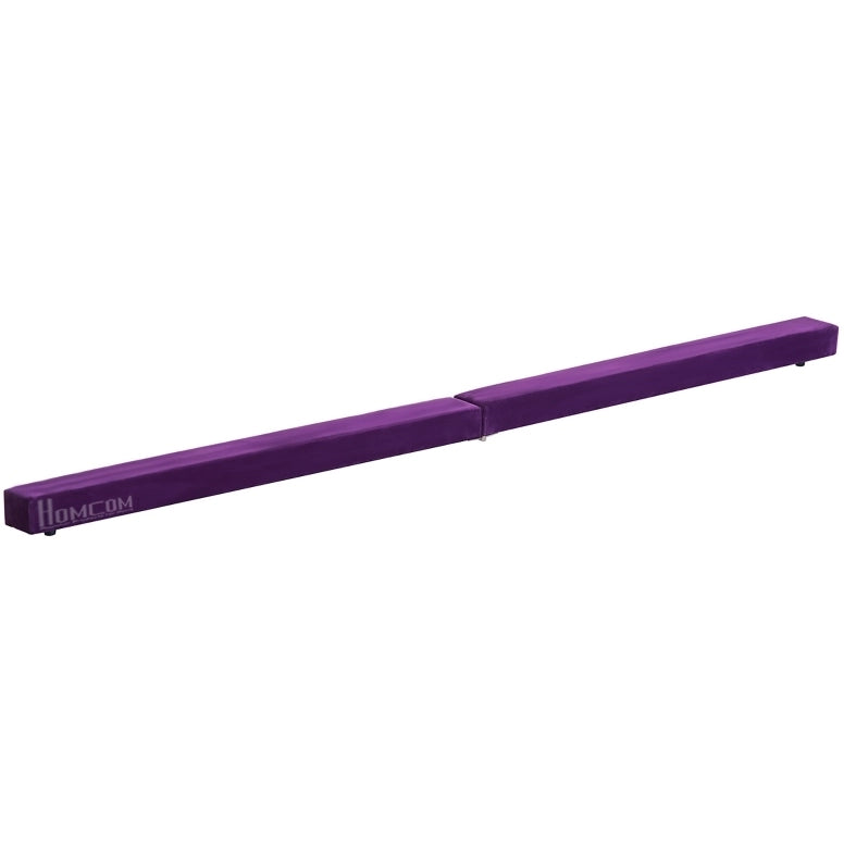 TRAVE di equilibrio pieghevole viola con rivestimento antiscivolo