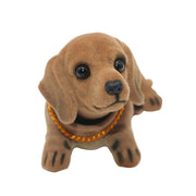 Cane che scodinzola, decorazione per auto, statuetta di animale, 15,34 cm