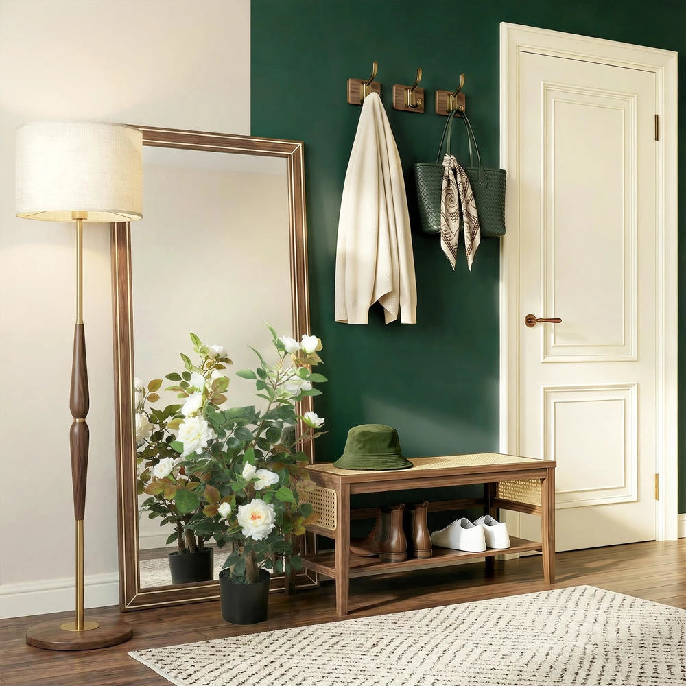 Pianta artificiale decorativa per interni ed esterni altezza 90 cm con 4 fusti per casa e terrazzo design moderno