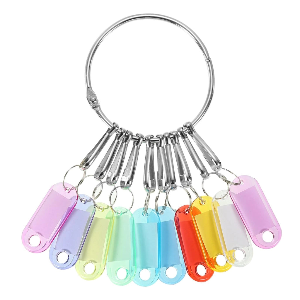 Organizzatore per chiavi, con 10 ganci in feltro e etichette, 82 mm