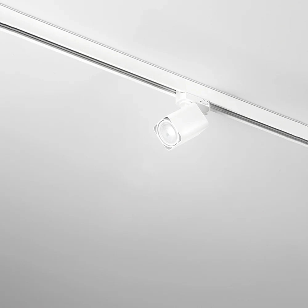 Faretto Per Binario Alluminio Bianco 1 Luce Gu10