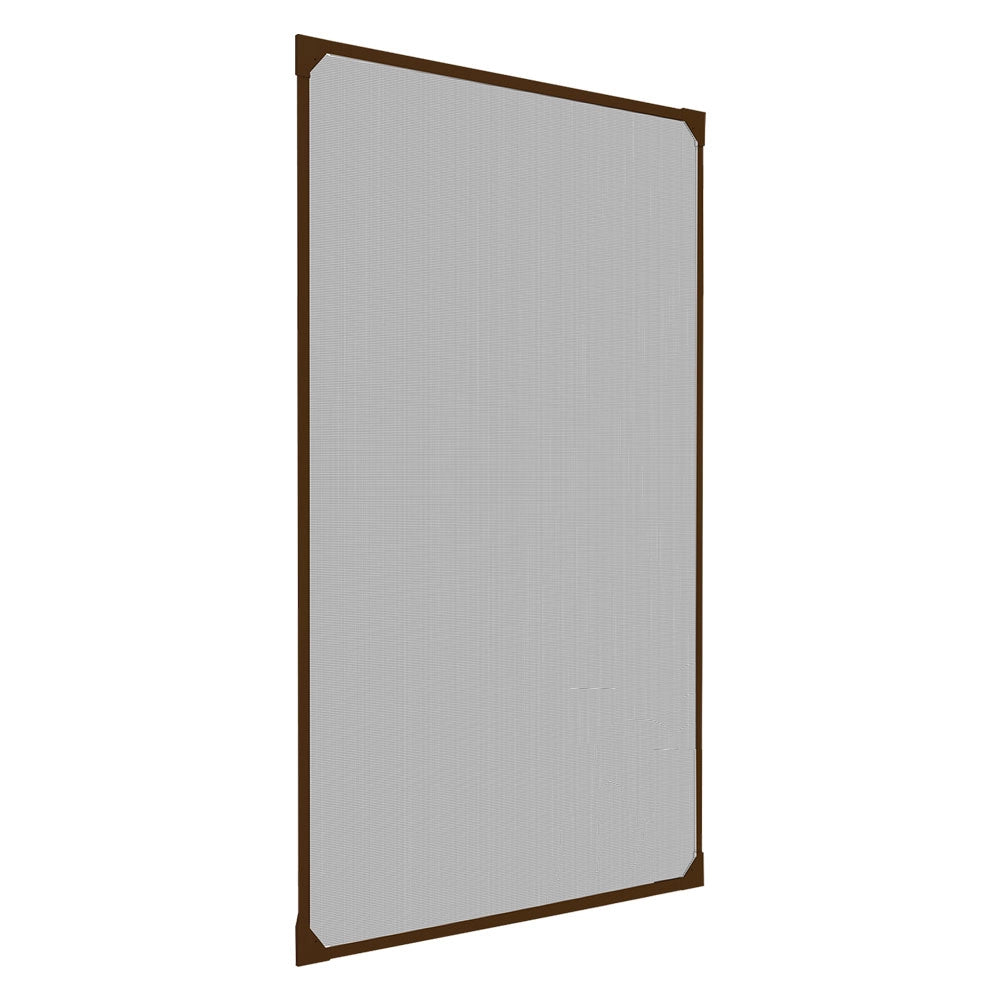 ZANZARIERA SU TELAIO PER FINESTRE 'CLARISSA' cm 120 x 120 - pannello marrone