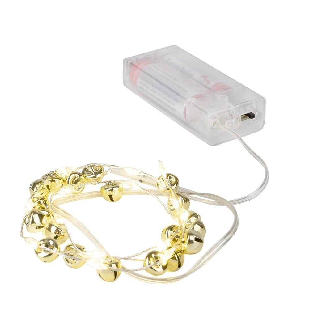 Catena luminosa a LED, 20 LED bianco caldo, lunghezza 0,9 metri, con timer