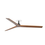 KLIM RECESSED L Ventilatore da soffitto nero/noce