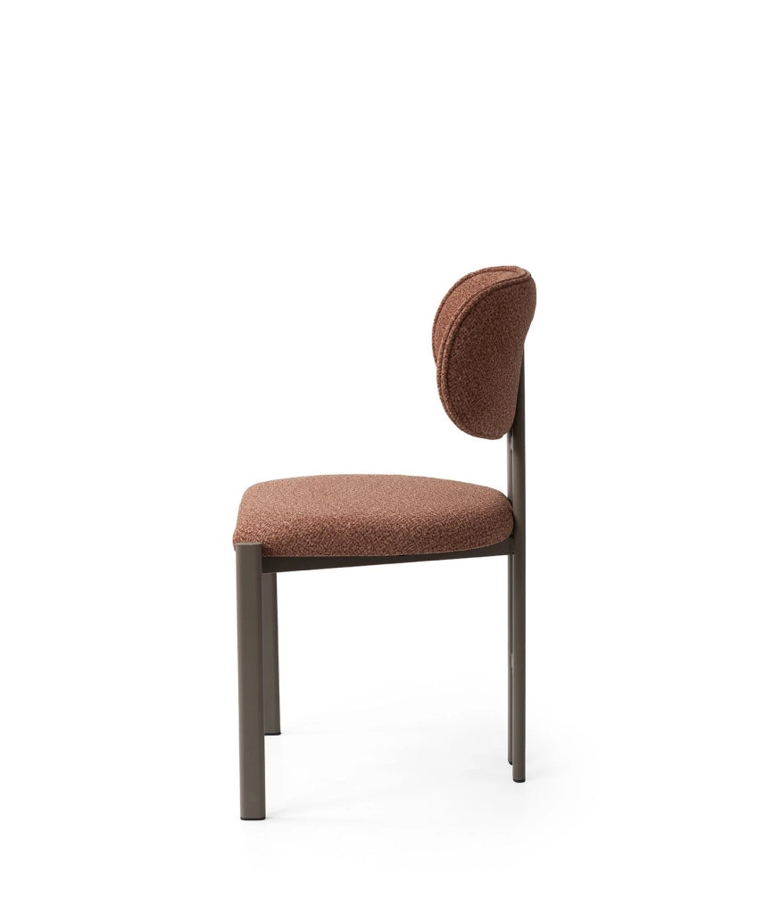 Set di sedie (2 pezzi) in metallo "Muriz" - Rosso tegola